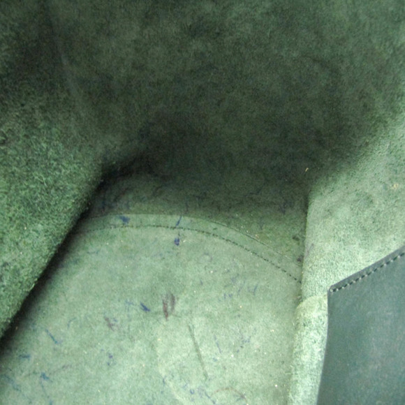 CELINE Khaki Leather Shoulder Bag - Picture 13 of 16